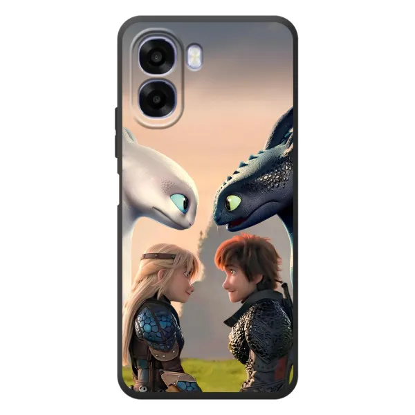Чехол с принтом «Иккинг и Астрид» для OPPO A6x