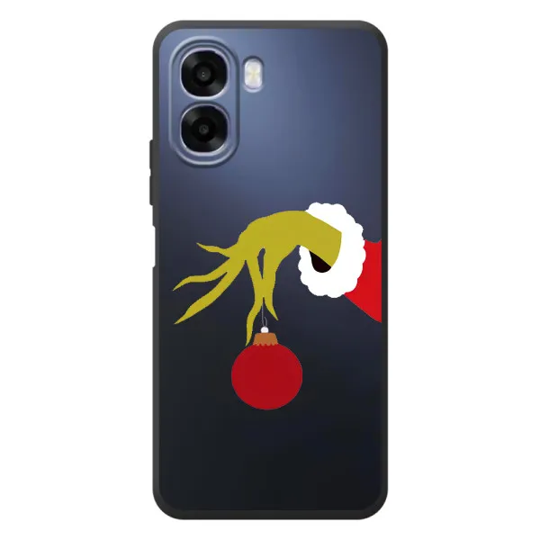 Чехол с принтом «Гринч с игрушкой» для OPPO A6x