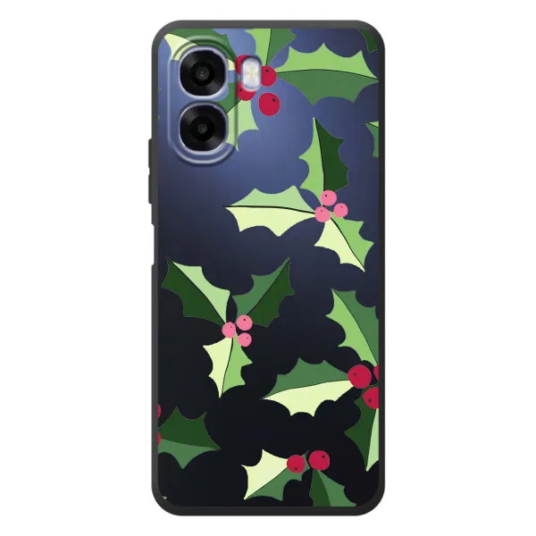 Чехол с принтом «Рождественский фон» для OPPO A6x