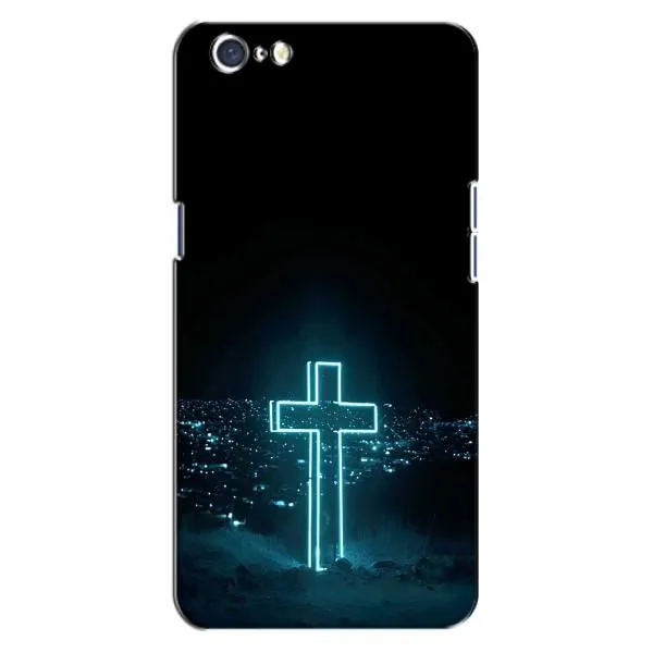 Чехол с принтом «Крест и город» для OPPO A71