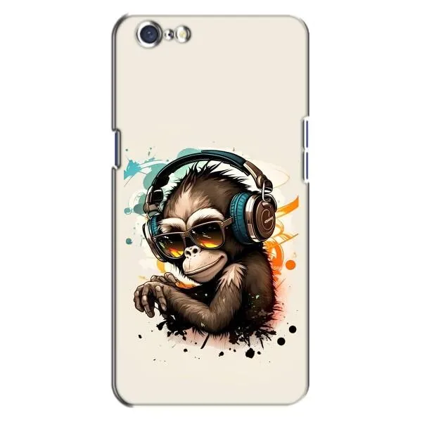 Чехол с принтом «Макака в наушниках» для OPPO A71