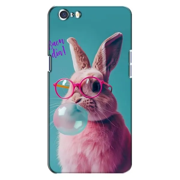 Чехол с принтом «Кролик в очках» для OPPO A71