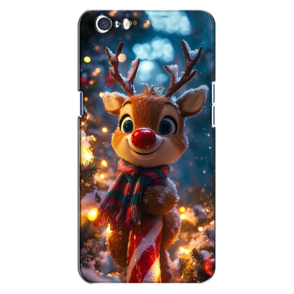 Чехол с принтом «Олень с шарфом» для OPPO A71