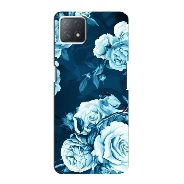 Чехол с принтом «Голубые Бутоны» для OPPO A72 (5G) Чехол с принтом «Голубые Бутоны» для OPPO A72 (5G)