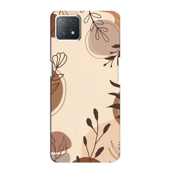 Чехол с принтом «Коричневые цветы» для OPPO A72 (5G) Чехол с принтом «Коричневые цветы» для OPPO A72 (5G)