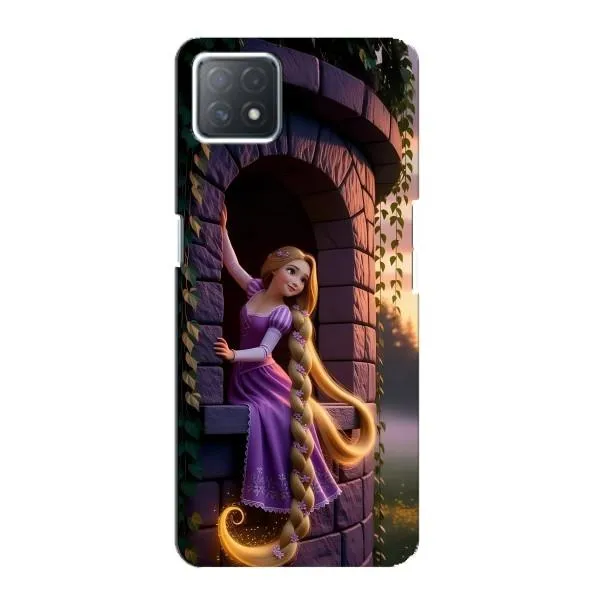 Чехол с принтом «Рапунцель на башне» для OPPO A72 (5G)