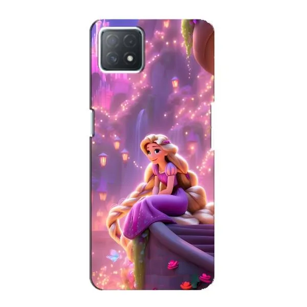 Чехол с принтом «Рапунцель в замке» для OPPO A72 (5G)
