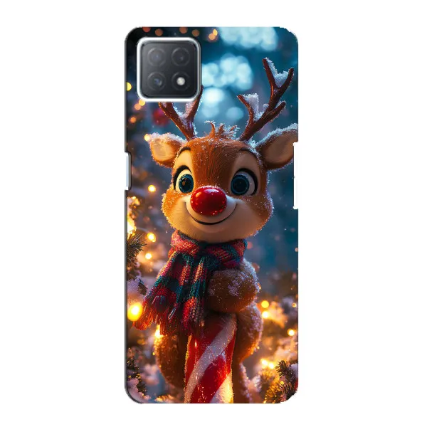 Чехол с принтом «Олень с шарфом» для OPPO A72 (5G) Чехол с принтом «Олень с шарфом» для OPPO A72 (5G)