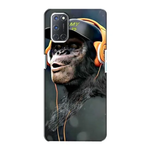 Чехол с принтом «В наушниках» для OPPO A72