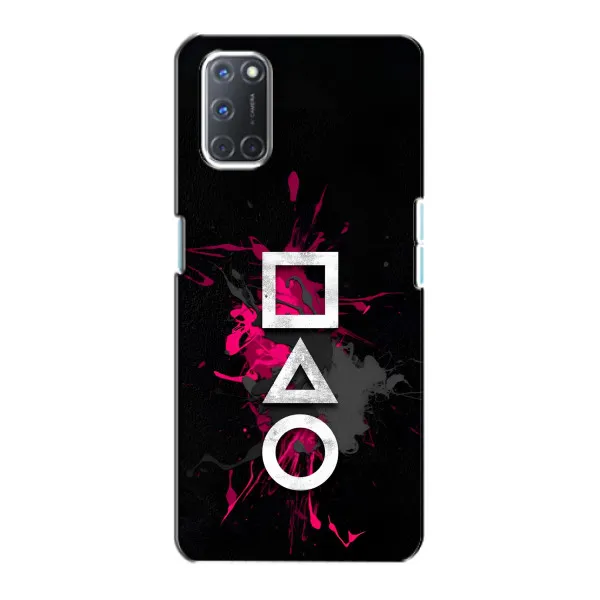 Чехол с принтом «Символы Игра кальмара» для OPPO A72 Чехол с принтом «Символы Игра кальмара» для OPPO A72