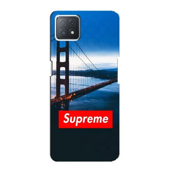 Чехол с принтом «Стиль Supreme» для OPPO A73 (5G)