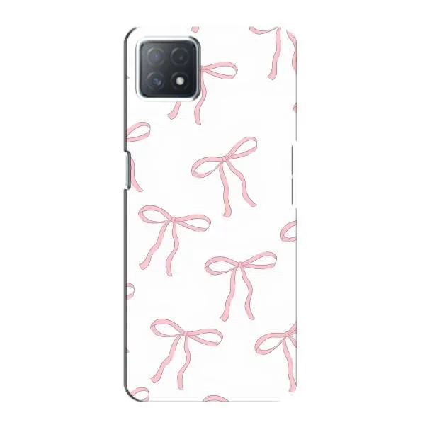 Чохол з принтом «Рожеві бантики» для OPPO A73 (5G)