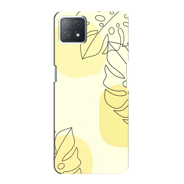 Чехол с принтом «Желтая монстера арт» для OPPO A73 (5G) Чехол с принтом «Желтая монстера арт» для OPPO A73 (5G)