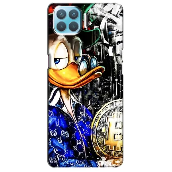 Чехол с принтом «Биткойн Скрудж» для OPPO A73
