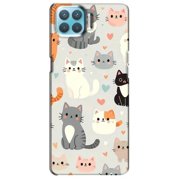 Чохол з принтом «Колаж котів» для OPPO A73 Чохол з принтом «Колаж котів» для OPPO A73