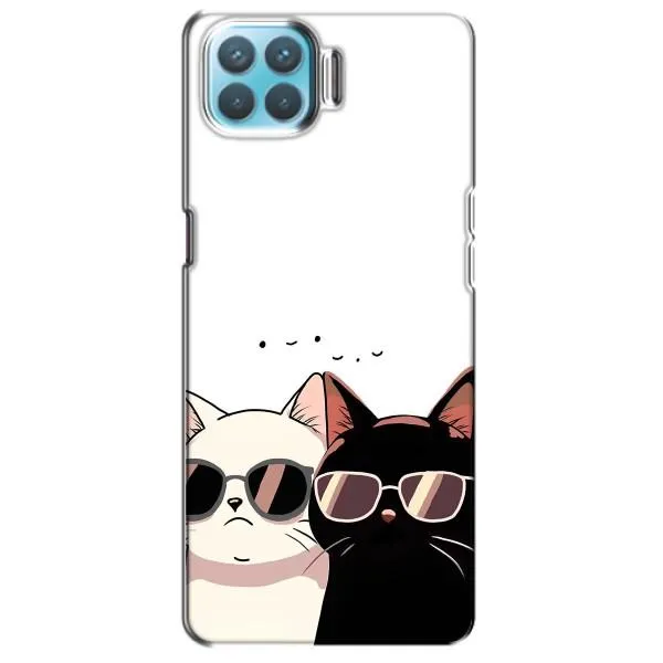 Чохол з принтом «Коти в окулярах» для OPPO A73 Чохол з принтом «Коти в окулярах» для OPPO A73