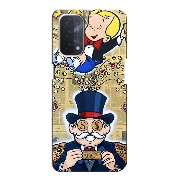 Чехол с принтом «Монополия Мен» для OPPO A74 (5G)