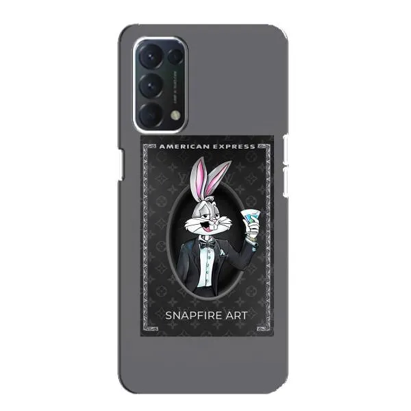 Чохол з принтом «Бакс Бані LV» для OPPO A74