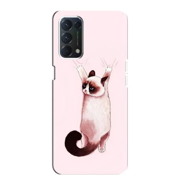 Чохол з принтом «Котик падає» для OPPO A74 Чохол з принтом «Котик падає» для OPPO A74