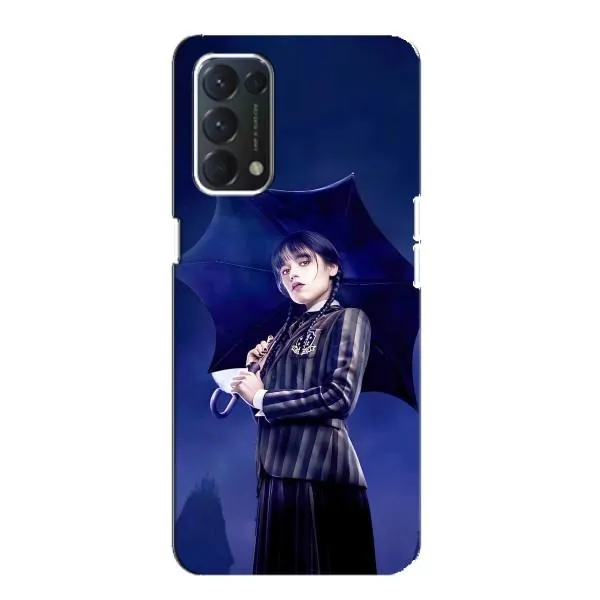 Чохол з принтом «Венсдей» для OPPO A74