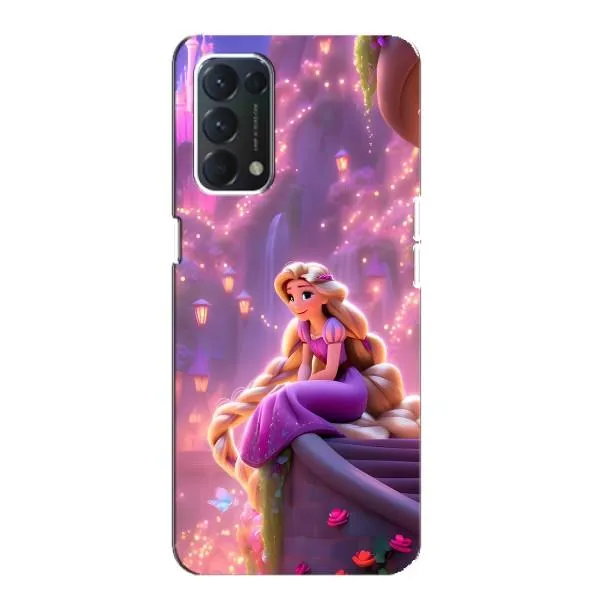 Чехол с принтом «Рапунцель в замке» для OPPO A74