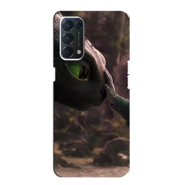 Чехол с принтом «Сцена с драконом» для OPPO A74