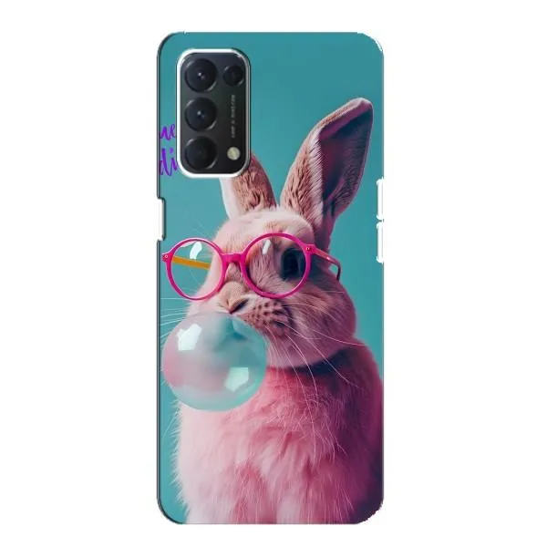 Чохол з принтом «Кролик в окулярах» для OPPO A74 Чохол з принтом «Кролик в окулярах» для OPPO A74