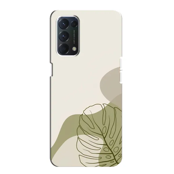 Чохол з принтом «Зелена монстера дизайн» для OPPO A74 Чохол з принтом «Зелена монстера дизайн» для OPPO A74