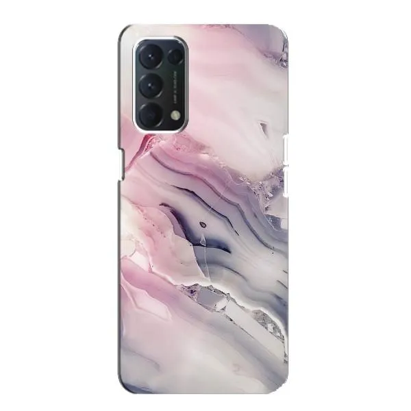 Чохол з принтом «Пурпурний Мрамор» для OPPO A74