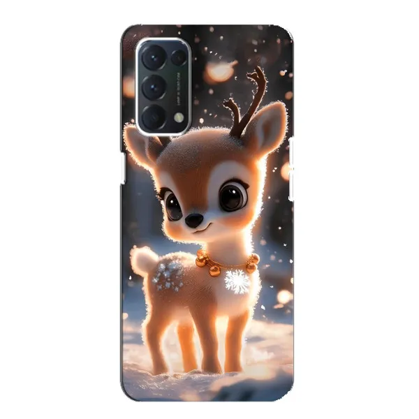 Чохол з принтом «Оленятко» для OPPO A74
