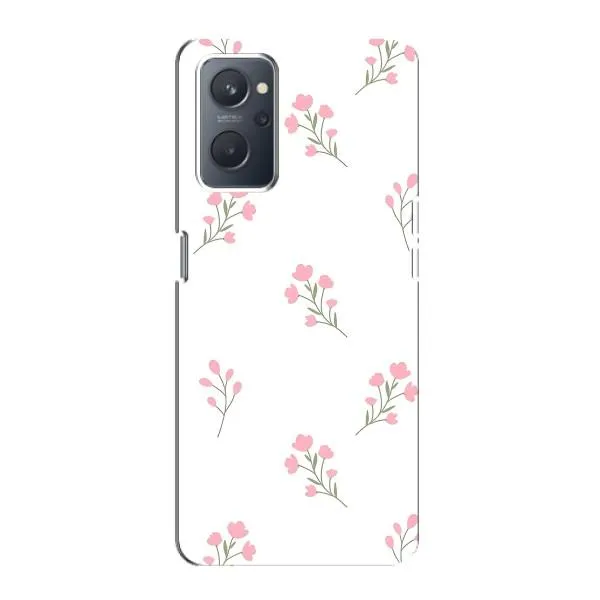 Чехол с принтом «Розовые цветы» для OPPO A76 Чехол с принтом «Розовые цветы» для OPPO A76