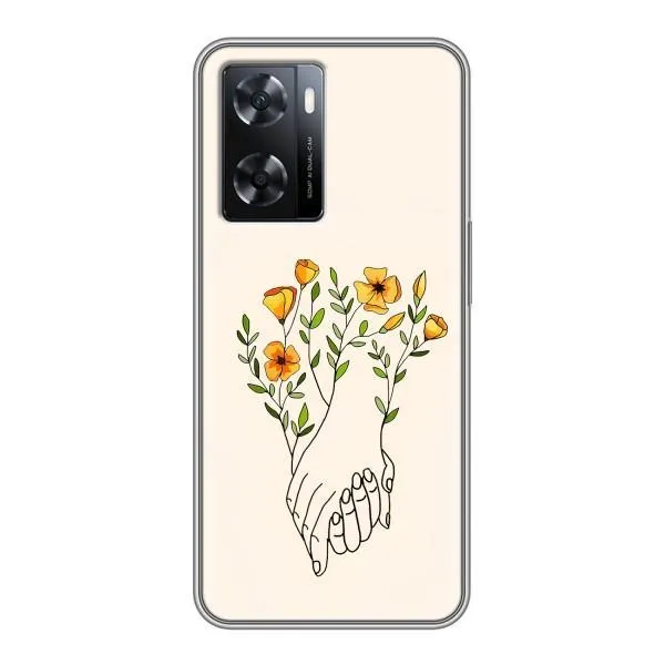Чехол с принтом «Руки любви» для OPPO A77