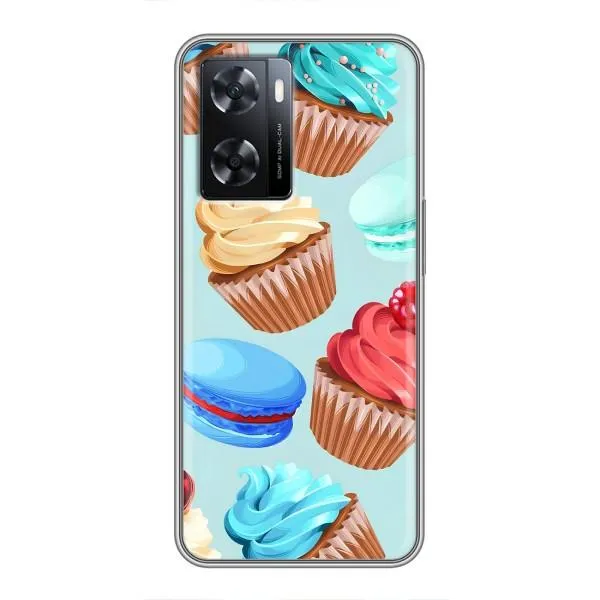 Чехол с принтом «Кексики» для OPPO A77 Чехол с принтом «Кексики» для OPPO A77