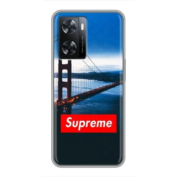 Чехол с принтом «Стиль Supreme» для OPPO A77
