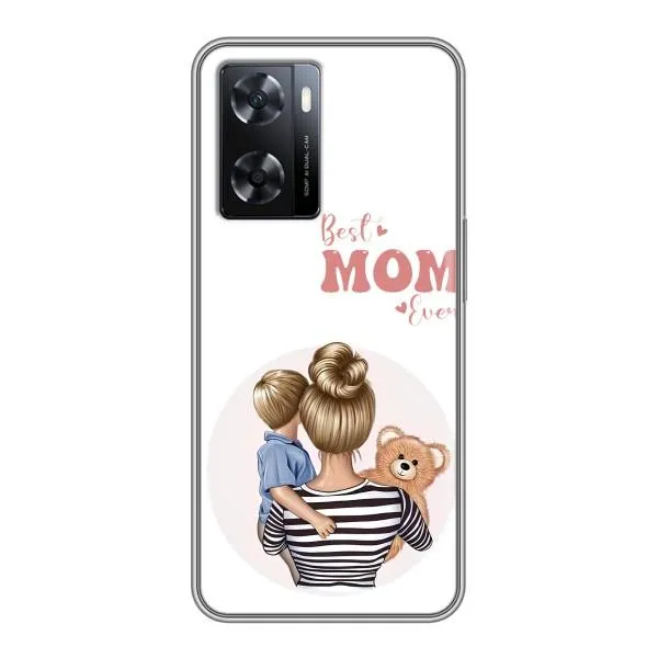 Чохол з принтом «Мама і син» для OPPO A77 Чохол з принтом «Мама і син» для OPPO A77