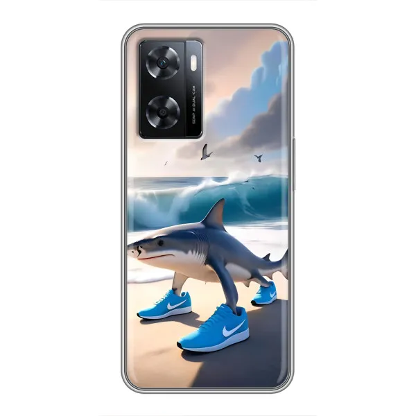Чехол с принтом «Тралалело тралала» для OPPO A77