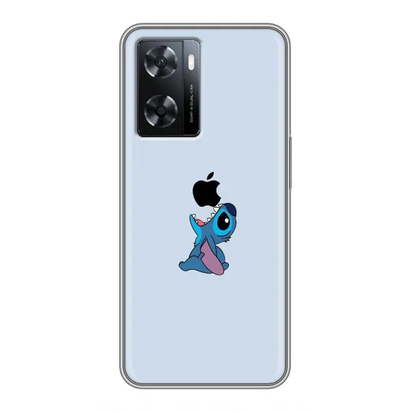 Чехол с принтом «Stitch apple» для OPPO A77