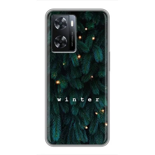 Чехол с принтом «Winter» для OPPO A77