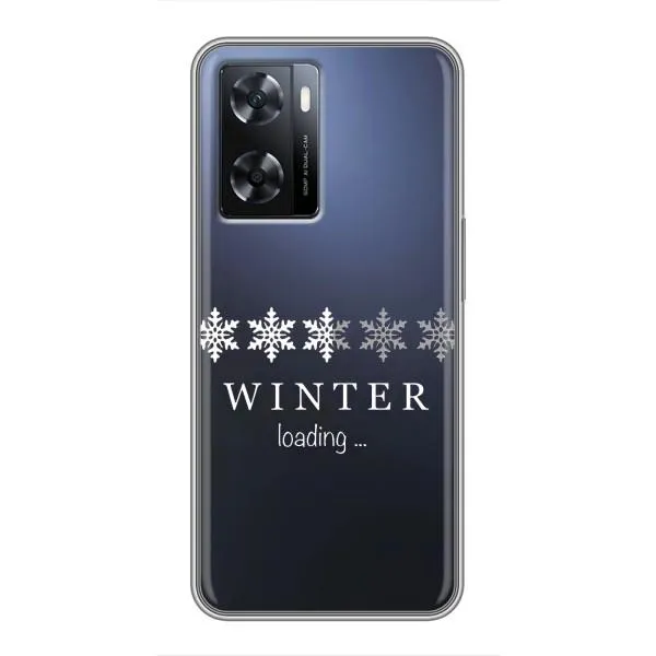 Чехол с принтом «Winter loading» для OPPO A77