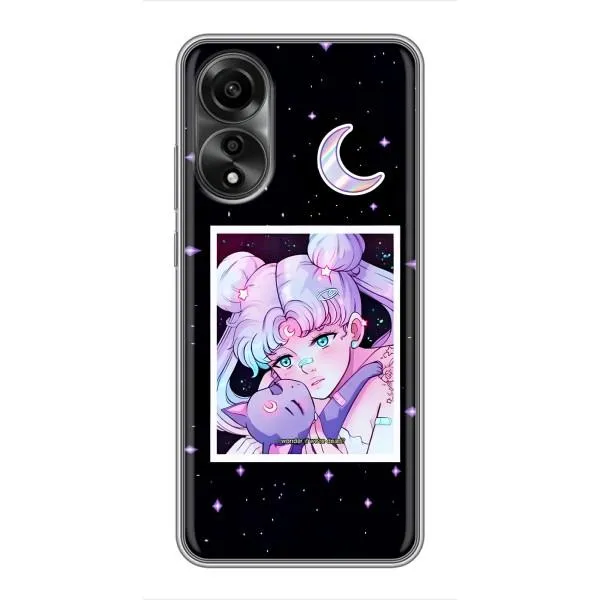 Чехол с принтом «Сейлор Мун» для OPPO A78 (4G)