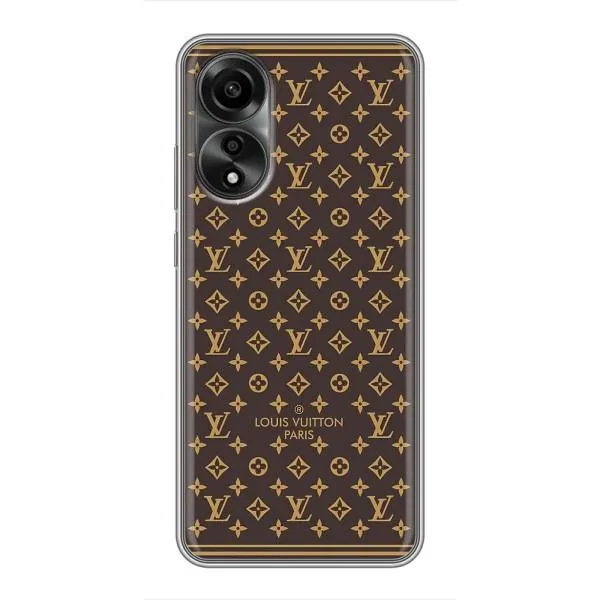 Чехол с принтом «обои LV» для OPPO A78 (4G)