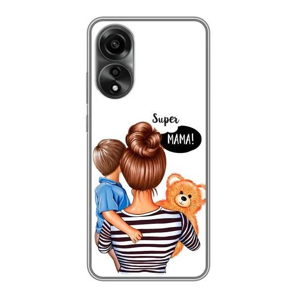 Чехол с принтом «Мама с сыном» для OPPO A78 (4G) Чехол с принтом «Мама с сыном» для OPPO A78 (4G)
