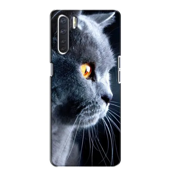 Чехол с принтом «Серый Кот» для OPPO A91