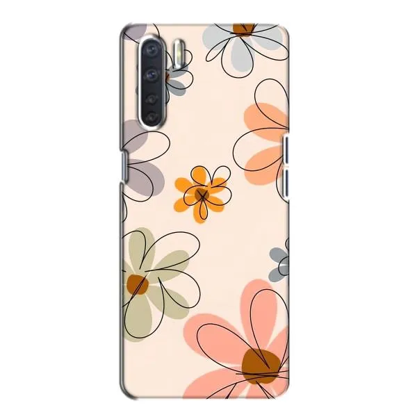Чехол с принтом «Разноцветные цветы» для OPPO A91 Чехол с принтом «Разноцветные цветы» для OPPO A91