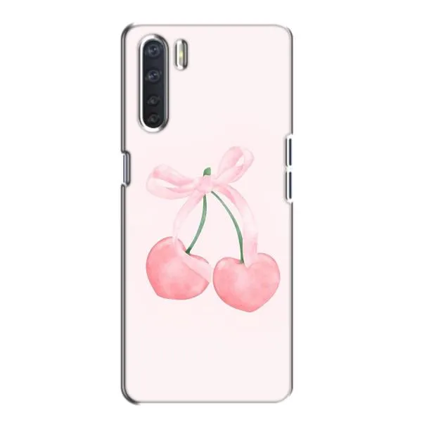 Чехол с принтом «Розовые вишни» для OPPO A91