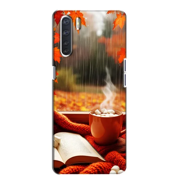 Чохол з принтом «Кава і дощ» для OPPO A91 Чохол з принтом «Кава і дощ» для OPPO A91