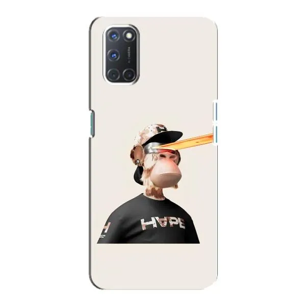Чехол с принтом «обезьяна NFT в очках» для OPPO A92