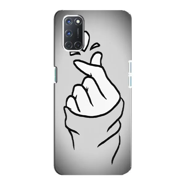 Чехол с принтом «Значок Love» для OPPO A92