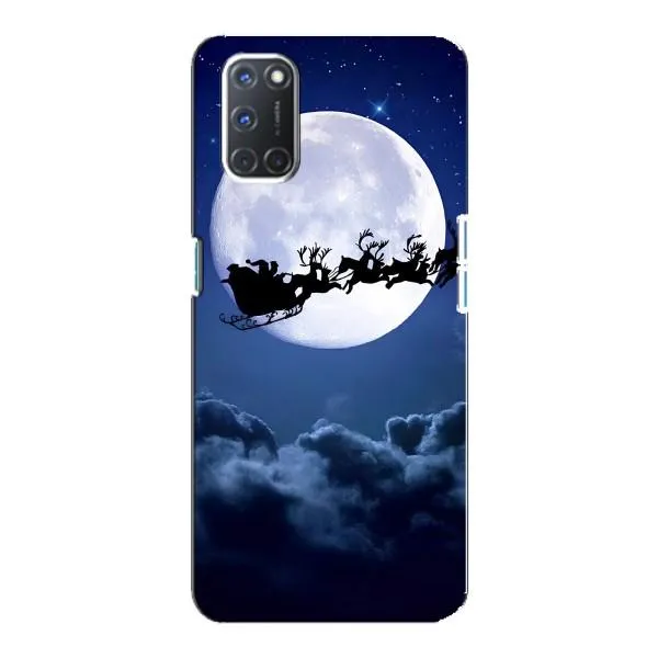 Чехол с принтом «Санта - луна» для OPPO A92