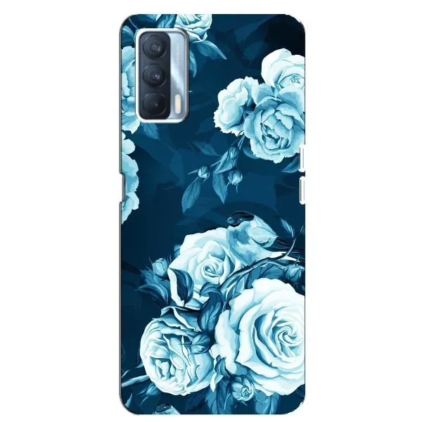 Чехол с принтом «Голубые Бутоны» для OPPO A92s Чехол с принтом «Голубые Бутоны» для OPPO A92s
